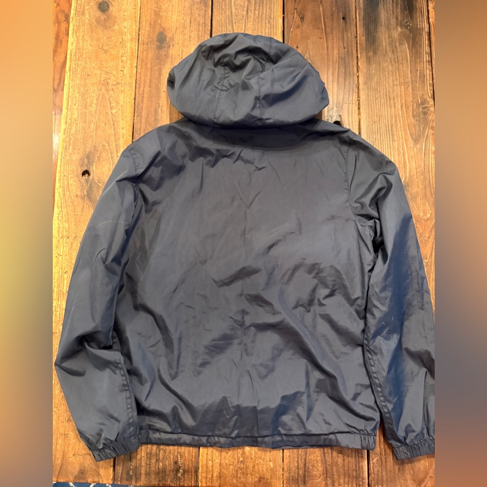 Boy’s GAP Kids Navy Hooded Windbreaker - Picture 2 of 3